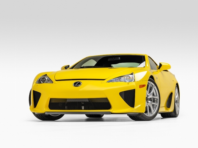 lexus lfa wallpaper yellow