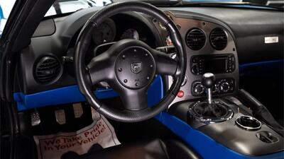 Black / Ambassador Blue LeatherInterior image
