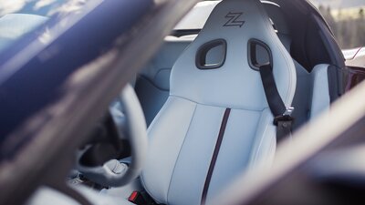 Ice Blue LeatherInterior image