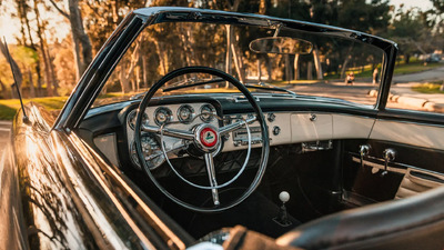 Black / Medium Slate Gray LeatherInterior image