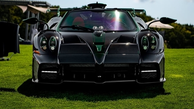 Black Mamba Carbon Fiber / Transparent Verde SmeraldoColor image