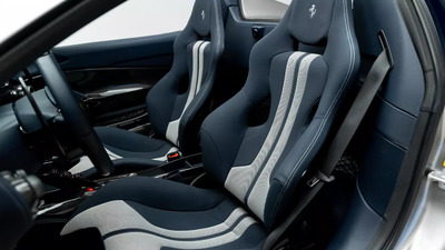 Blue Leather - White InsertsInterior image