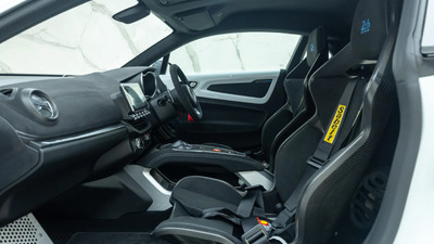 Black Microfibre - Grey StitchingInterior image