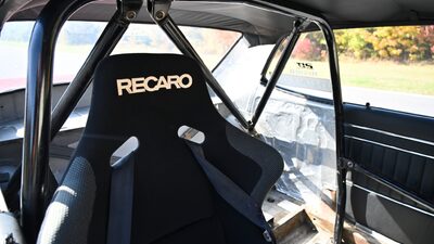 Black Cloth - White StitchingInterior image