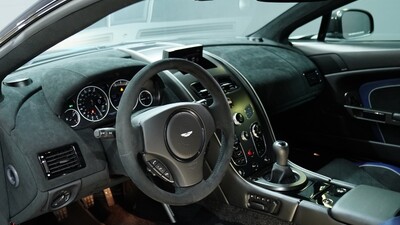 Aurora Blue Leather / Pure Black AlcantaraInterior image