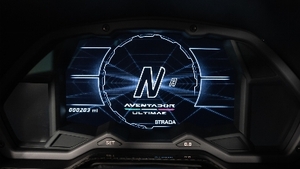 Nero Cosmus Alcantara / Leather - Bianco Leda Stitching / PipingInterior image