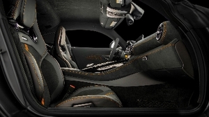 Black Exclusive Nappa Leather / DINAMICA - Orange StitchingInterior image