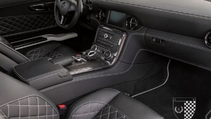 Designo Black Leather - Silver StitchingInterior image