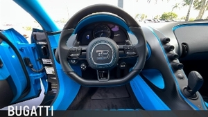 Beluga Black / Bugatti French Blue LeatherInterior image