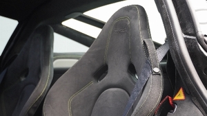 Carbon Black Alcantara - Green StitchingInterior image