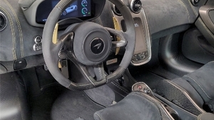 Carbon Black Alcantara - Gold StitchingInterior image