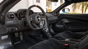 Carbon Black Alcantara - Blue StitchingInterior image