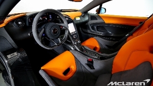 Black Alcantara / Orange LeatherInterior image