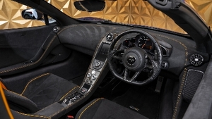 Carbon Black Alcantara - Orange StitchingInterior image