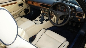 Magnolia Leather - Blue PipingInterior image