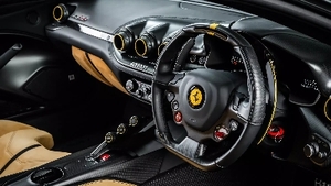 Black / Beige Peccary LeatherInterior image