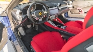 Jeans Aunde Rosso / Nero Leather - Rosso / Blu StitchingInterior image