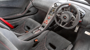 Carbon Black Alcantara - Harissa Red StitchingInterior image