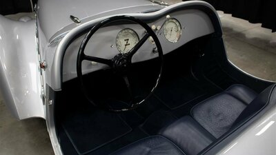 Dark Blue Ostrich LeatherInterior image