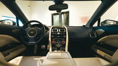 Ivory / Aurora Blue LeatherInterior image