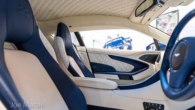 Aurora Blue / Cream Truffle LeatherInterior image