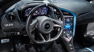 Carbon Black Alcantara - Blue StitchingInterior image