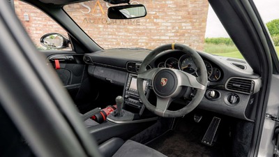 Black Alcantara - Yellow StitchingInterior image