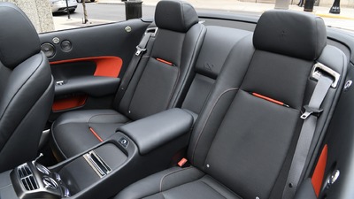 Black / Aphrodite Red LeatherInterior image