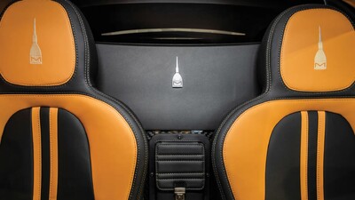 Black / Orange LeatherInterior image