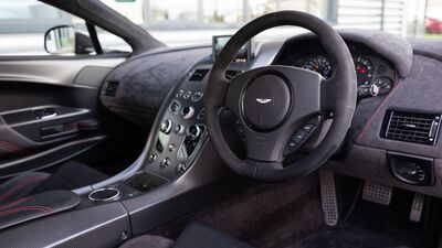 Obsidian Black Alcantara / Leather - Spicy Red StitchingInterior image