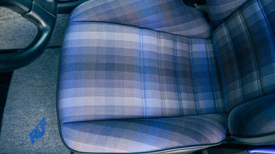 Blue / Grey Tartan FabricInterior image