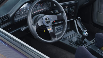 Silver Bison Leather / Silver Uberkaro ClothInterior image