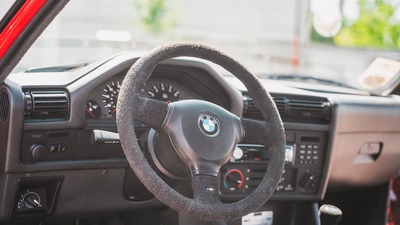 Black Bison Leather / Anthracite Motorsport Design ClothInterior image