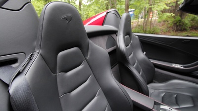 Black Leather - Red StitchingInterior image
