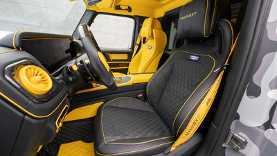 Black / Yellow Leather - Yellow / Black PipingInterior image