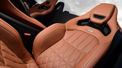 Saddle Brown / Black Exclusive Nappa LeatherInterior image