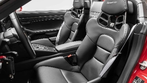 Black Leather - GT Silver StitchingInterior image