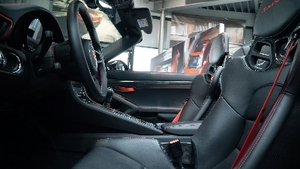 Black Leather - Red StitchingInterior image