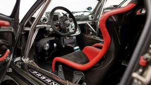 Black Alcantara / Red Leather - Black / Red StitchingInterior image