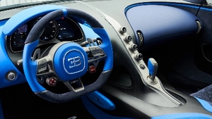 Beluga Black / Divo Racing Blue Leather / AlcantaraInterior image