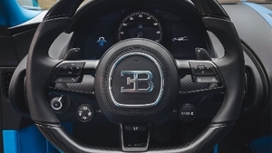 Beluga Black / Bugatti Light Blue Sport LeatherInterior image