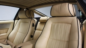 Magnolia / Black LeatherInterior image