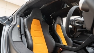 Carbon Black Leather / McLaren Orange AlcantaraInterior image