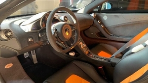 Black / Orange AlcantaraInterior image