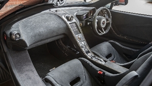 Carbon Black Leather / Alcantara - McLaren Orange StitchingInterior image