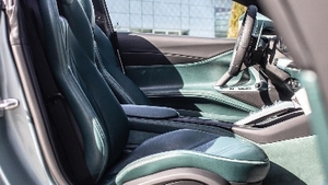 Frau Nest Malachite / Nero Leather - Verde Alcantara - Verde StitchingInterior image