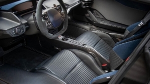 Ebony Leather - Blue AlcantaraInterior image