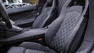 Black Leather - White StitchingInterior image