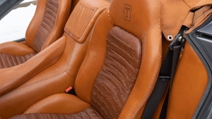 Brown Leather - Tan StitchingInterior image