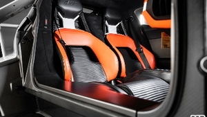 Orange / Black LeatherInterior image